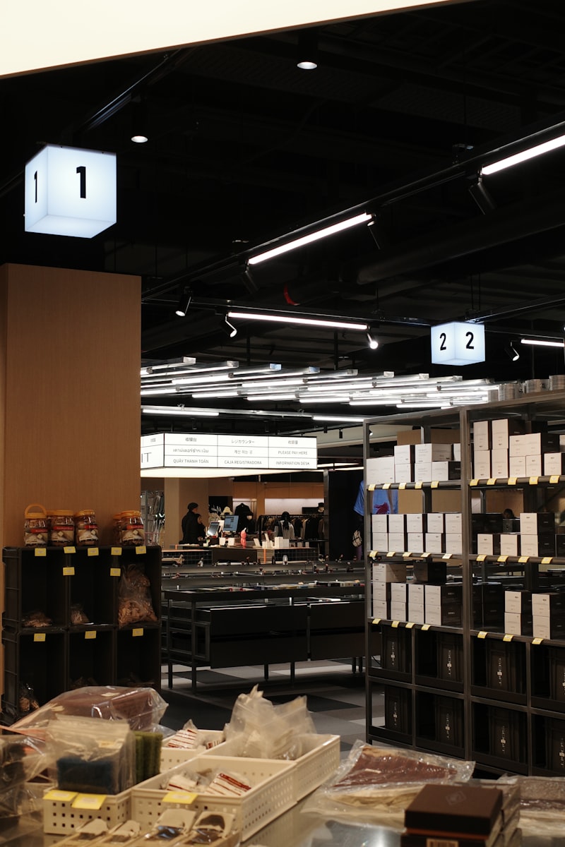 Modern retail store interior - social proof influences shopping decisions