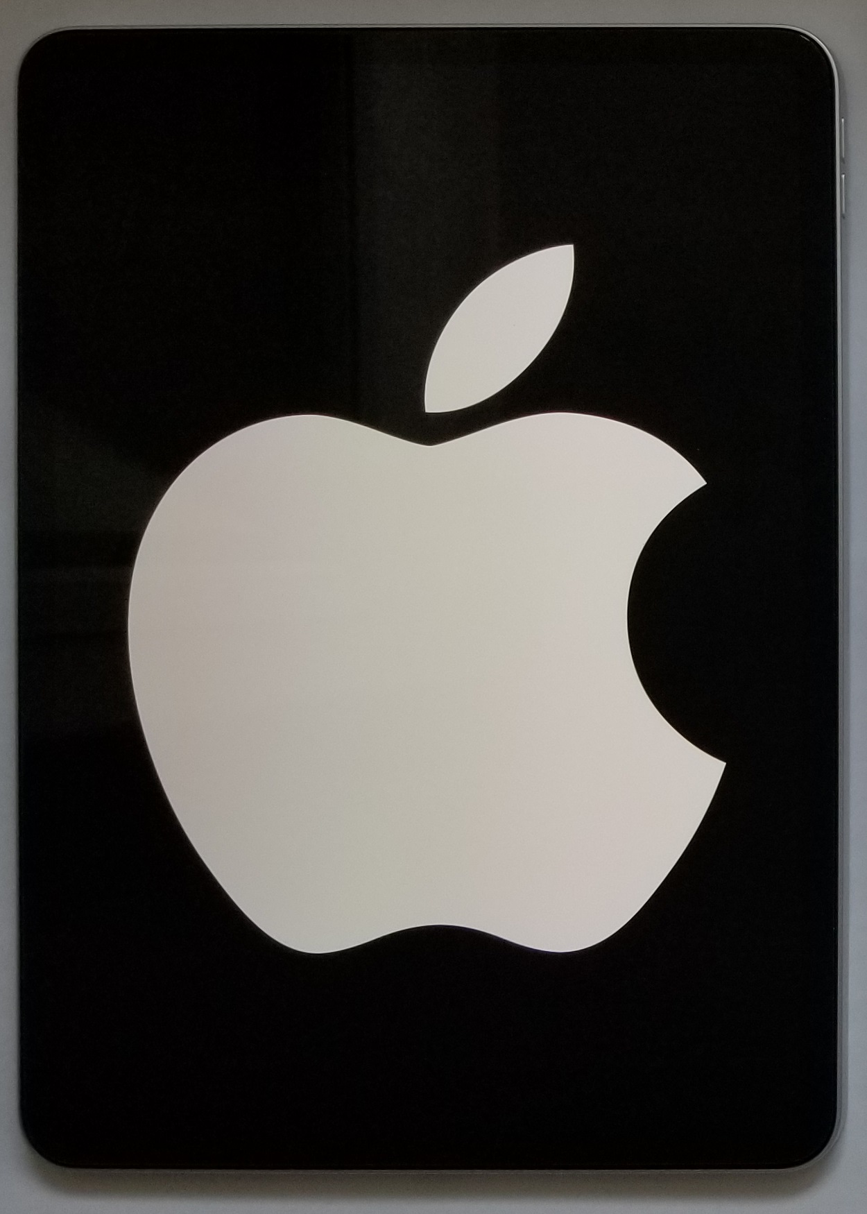 An iPad Pro, the product left behind at the end of the Apple Crush ad