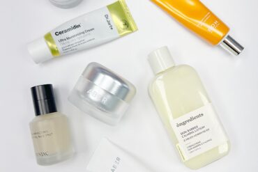 A row of cosmetic products, the category whose marketing language these three brands attacked