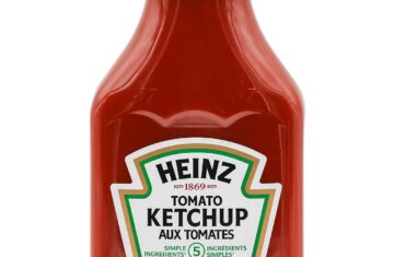 Heinz tomato ketchup bottle, the icon at the centre of the Heinz Ketchup Fraud campaign