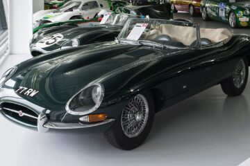 A classic Jaguar E-Type, the heritage the 2024 Jaguar rebrand set out to leave behind