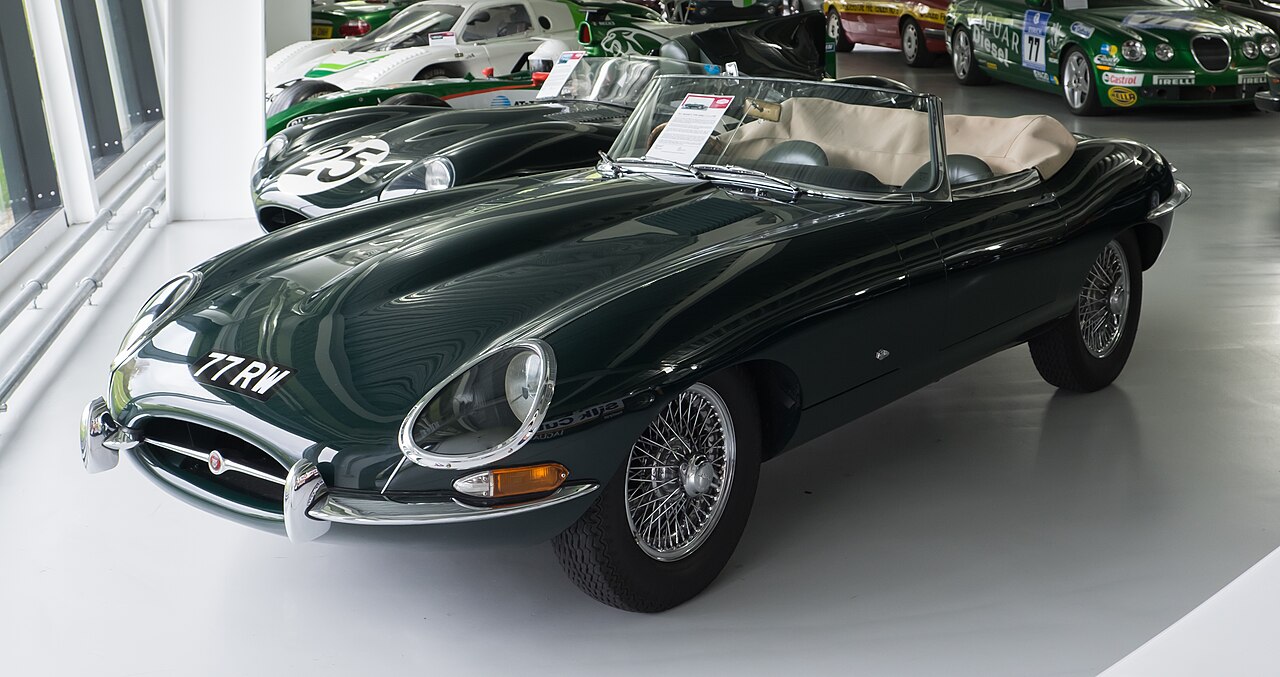 A classic Jaguar E-Type, the heritage the 2024 Jaguar rebrand set out to leave behind