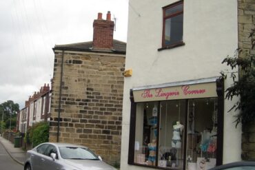 Lingerie shop front, the retail format SKIMS moved into after starting as a digital brand
