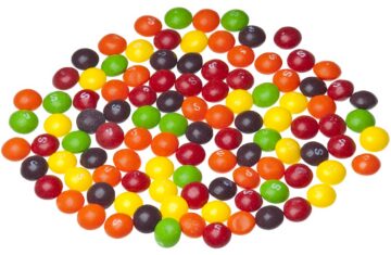 A pile of Skittles candies, the product at the centre of the Apologize the Rainbow campaign